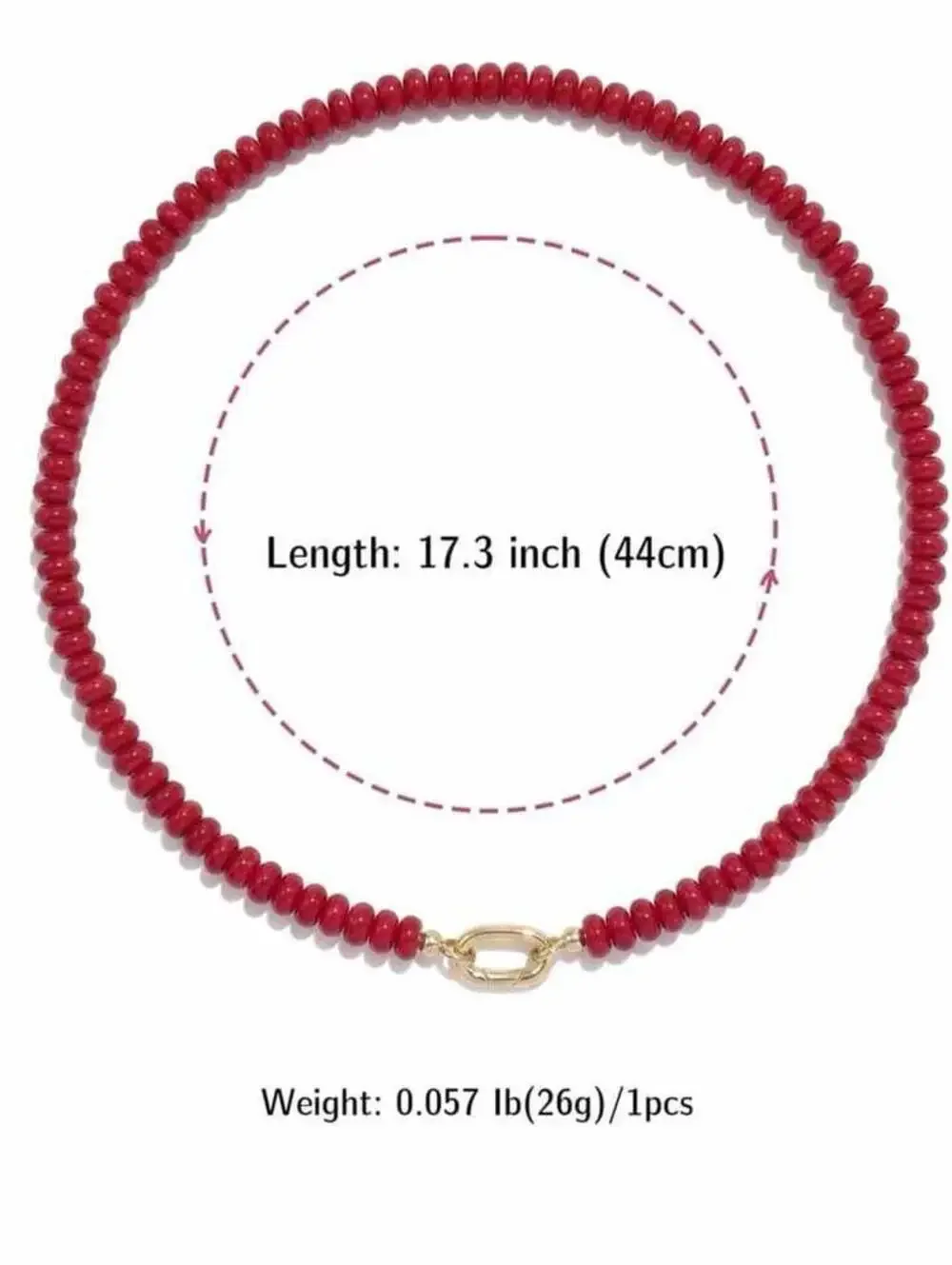 Colorful Stone Beaded Necklace for Women